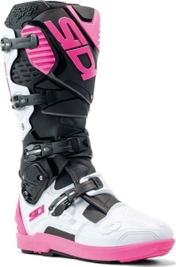 Cizme Moto MX Enduro Crossfire 3 SRS Black White Pink 2025, 7