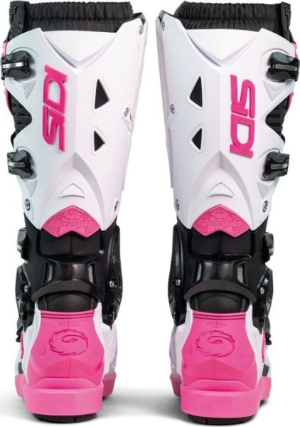 Cizme Moto MX Enduro Crossfire 3 SRS Black White Pink 2025, 18