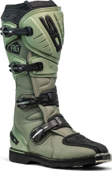 Cizme Moto MX Enduro Agueda Army Black 2025, 2