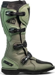Cizme Moto MX Enduro Agueda Army Black 2025, 4
