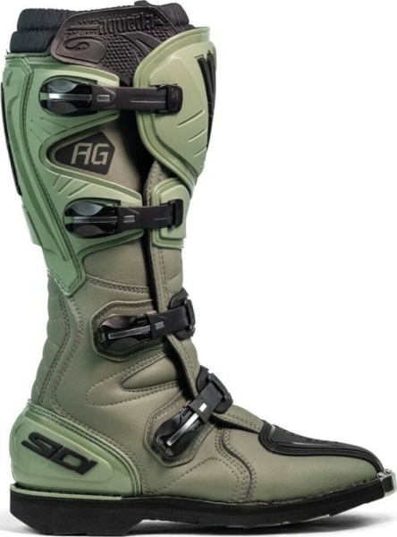 Cizme Moto MX Enduro Agueda Army Black 2025, 4