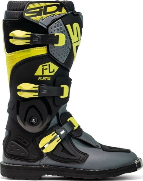 Cizme MX Enduro Copii Flame Black Lime Grey 2025, 6