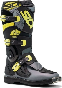 Cizme MX Enduro Copii Flame Black Lime Grey 2025, 2