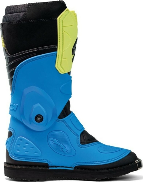 Cizme MX Enduro Copii Flame Light Blue Lime Black 2025, 9