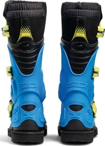 Cizme MX Enduro Copii Flame Light Blue Lime Black 2025, 7