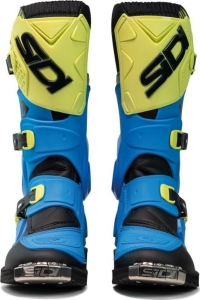 Cizme MX Enduro Copii Flame Light Blue Lime Black 2025, 11