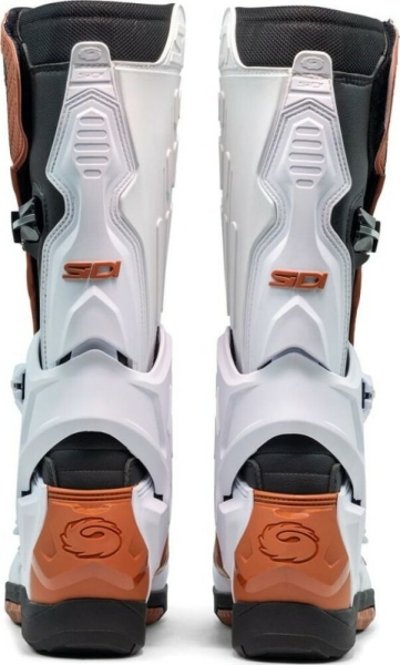 Cizme Moto MX Enduro Crossair White Black Bronze 2025, 10