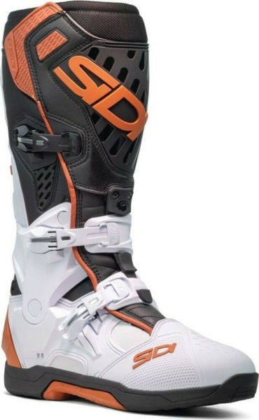 Cizme Moto MX Enduro Crossair White Black Bronze 2025, 10
