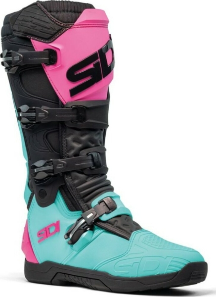 Cizme Moto MX Enduro X-Power SC Mint Black Pink 2025, 2