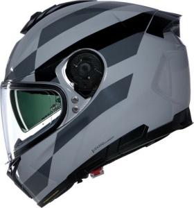 Casca Moto Full-Face N80-8 N-Com Alfiere 345 Grey/Black Matt 2024