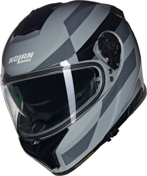 Casca Moto Full-Face N80-8 N-Com Alfiere 345 Grey/Black Matt 2024, 11