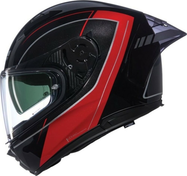 Casca Moto Full-Face N60-6 Sport Mesmerico 342 Black Red Glossy 2025, 5