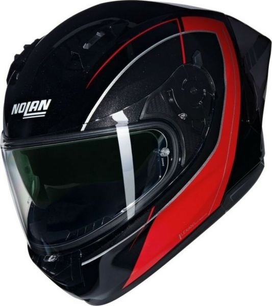 Casca Moto Full-Face N60-6 Sport Mesmerico 342 Black Red Glossy 2025, 11