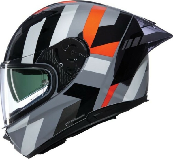 Casca Moto Full-Face N60-6 Sport Dinamico 345 Grey Orange Black 2025, 6