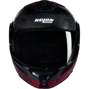 Casca Moto Flip-Up X-1005 Ultra Carbon Sportivo 346 Black Red Glossy 2025, 17