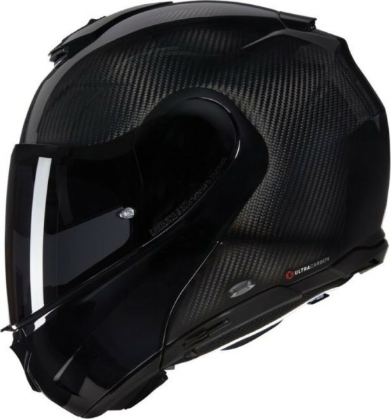 Casca Moto Flip-Up X-1005 Ultra Carbon Puro 324 Black Glossy 2025, 2