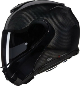 Casca Moto Flip-Up X-1005 Ultra Carbon Puro 324 Black Glossy 2025, 2