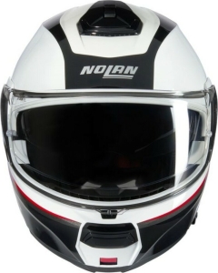 Casca Moto Flip-Up N100-6 Incognito 344 Black White Red 2025, 7