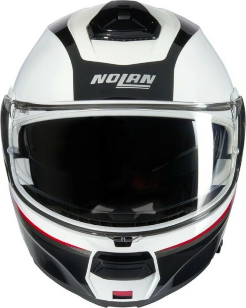 Casca Moto Flip-Up N100-6 Incognito 344 Black White Red 2025, 4