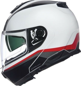 Casca Moto Flip-Up N100-6 Incognito 344 Black White Red 2025, 8