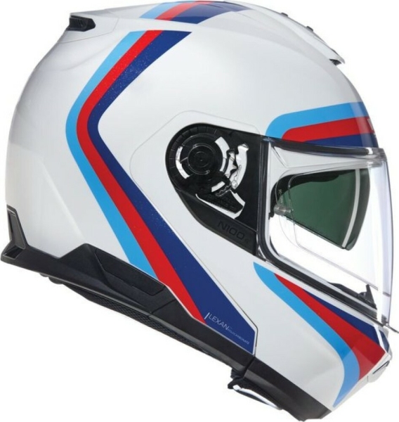 Casca Moto Flip-Up N100-6 Assoluto 347 White Red Blue 2025, 5