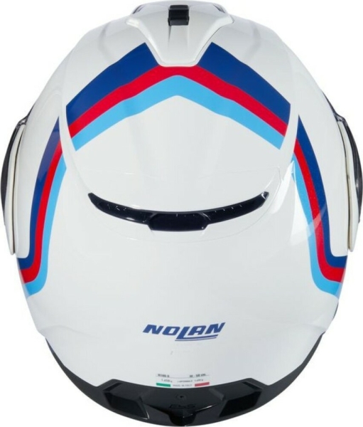 Casca Moto Flip-Up N100-6 Assoluto 347 White Red Blue 2025, 7