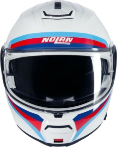 Casca Moto Flip-Up N100-6 Assoluto 347 White Red Blue 2025, 18