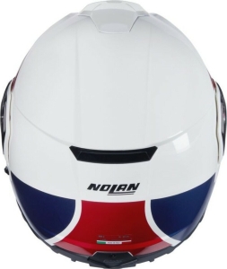 Casca Moto Flip-Up N90-3 Roboto 345 White Red Blue Glossy 2025, 10