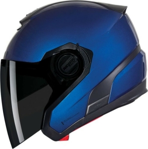 Casca Moto Jet N40-5 Classico Nobile 312 Blue Glossy 2025, 2