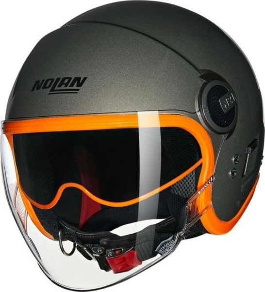 Casca Moto Jet N21 Visor 06 Ocio 349 Brown Orange Glossy 2025, 9