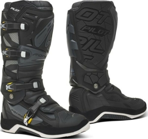 Cizme Moto MX Pilot Black Anthracite