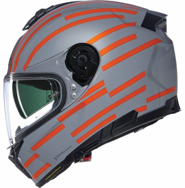 Casca Moto Full Face N80-8 Veloce Gray Orange 25, 4
