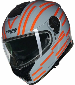 Casca Moto Full Face N80-8 Veloce Gray Orange 25, 6