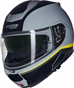 Casca Moto Flip-Up N100-6 Incognito 346 Grey/Yellow