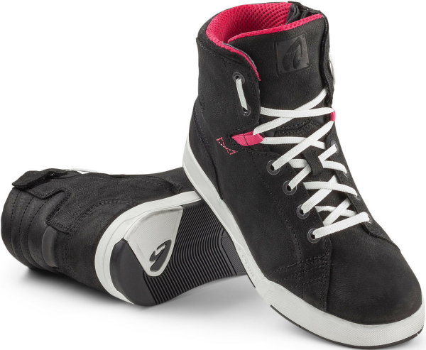 Ghete Moto Dama Swift X Fit Dry Black/White, 2