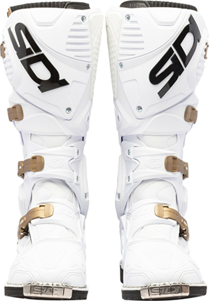 Cizme Moto Crossfire 3 White/Bronze, 13