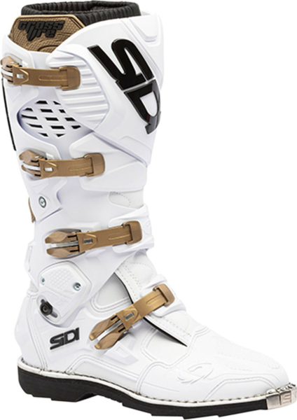 Cizme Moto Crossfire 3 White/Bronze, 2