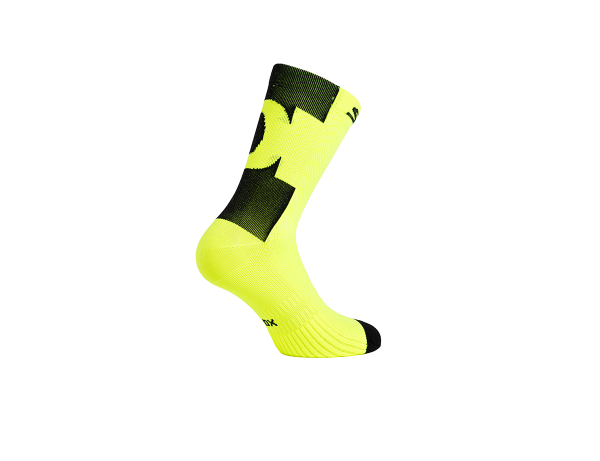 Sosete Moto Confusum Yellow Fluo, 3