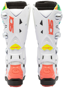 Cizme Moto MX/Enduro Crossfire 3 SRS White/Fluo Mint/Fluo Coral, 4