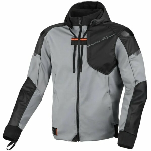 Geaca de vara textil MACNA DISTEC XL Negru/Gri inchis, 7