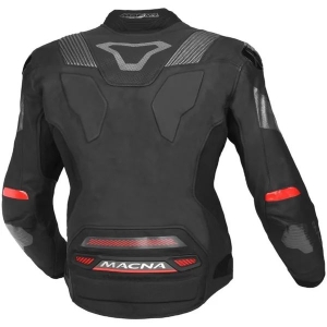 Geaca de piele sport/touring dama MACNA POINTER Negru/Albastru 38, 4