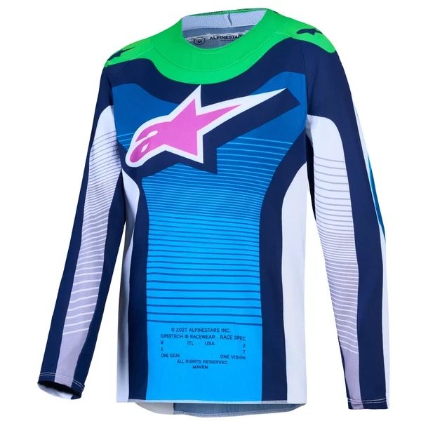 Tricou cross-enduro de copii ALPINESTARS SUPERTECH MAVEN 2027, 5