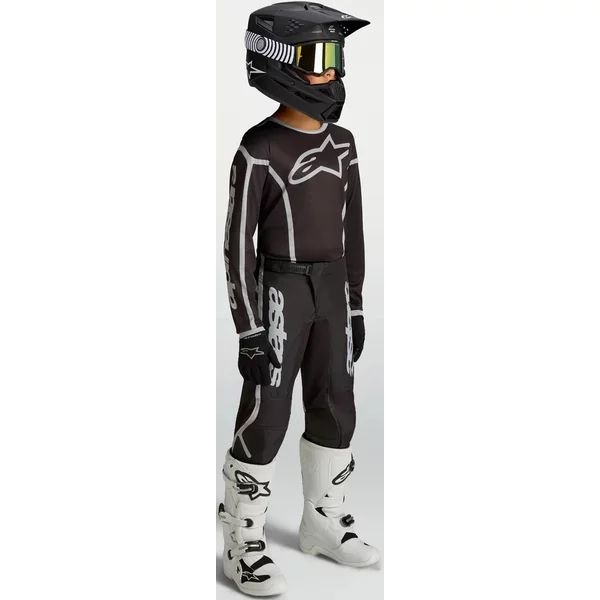 Tricou cross-enduro de copii ALPINESTARS FLUID APEX V2 2027, 4