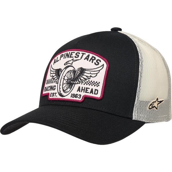 Sapca ALPINESTARS HERITAGE PATCH TRUCKER Hat Negru/Bej, 3