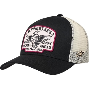 Sapca ALPINESTARS HERITAGE PATCH TRUCKER Hat Negru/Bej, 3