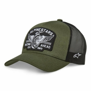Sapca ALPINESTARS HERITAGE PATCH TRUCKER Hat Negru/Bej, 14