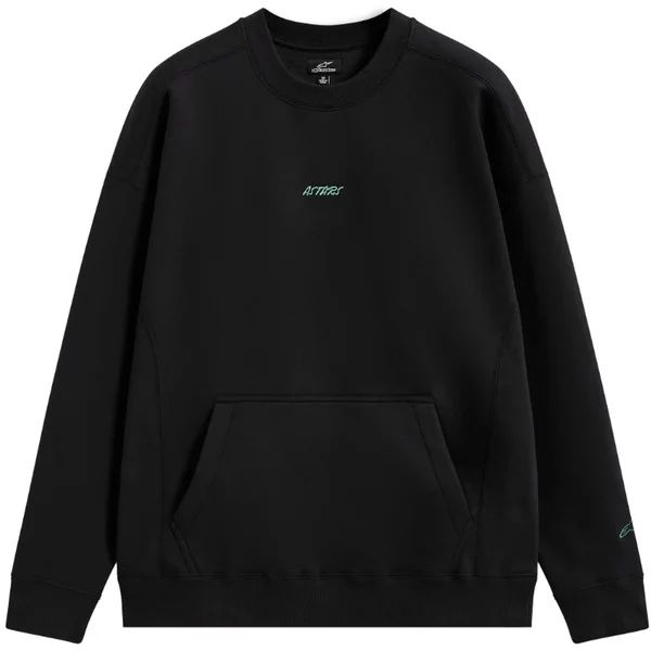Bluza ALPINESTARS POSITIVE CREW Fleece Negru S, 12