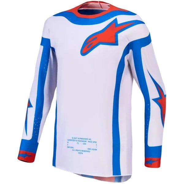 Tricou cross-enduro ALPINESTARS SUPERTECH VESTA 2027 S Negru/Turcoaz, 2