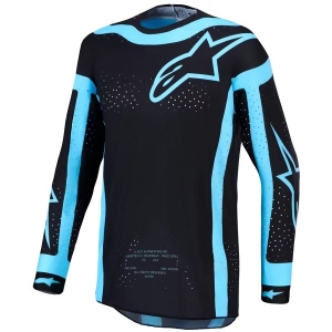 Tricou cross-enduro ALPINESTARS SUPERTECH VESTA 2027 S Negru/Turcoaz, 7