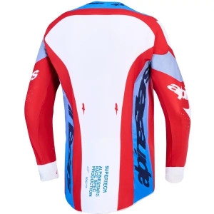 Tricou cross-enduro ALPINESTARS SUPERTECH DYNA 2027 S Alb/Albastru/Mov, 7